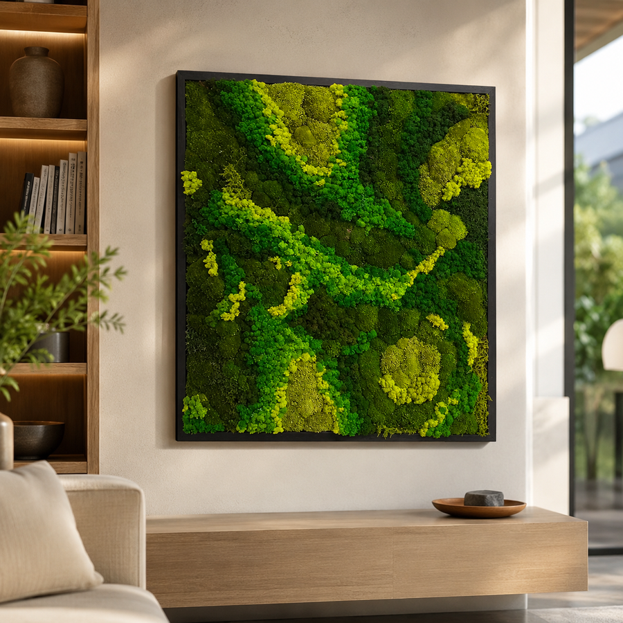 Frame - Preserved Plants: MOSS.