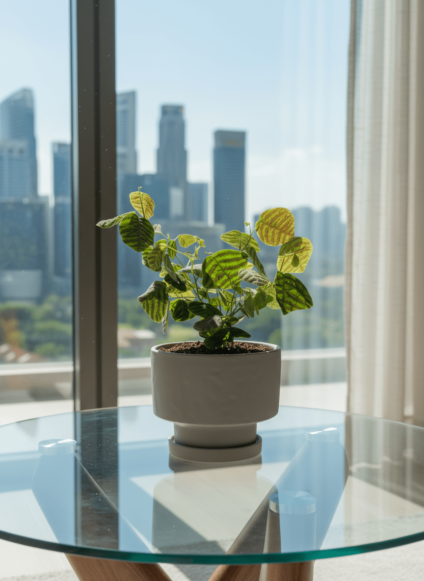 Christia Swallow Tail Butterfly Plant (Green) - Potted plant - JUST-SWAL-GRW-2819 - Tumbleweed Plants - Online Plant Delivery Singapore