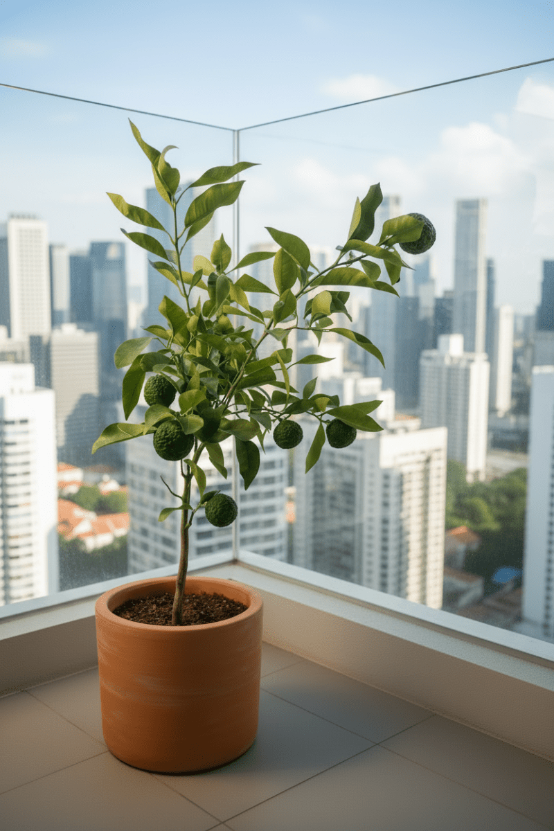 Citrus Hanayu - Yuzu (Japan) - Potted plant - POTT-YUZU-GRW-7428 - Tumbleweed Plants - Online Plant Delivery Singapore