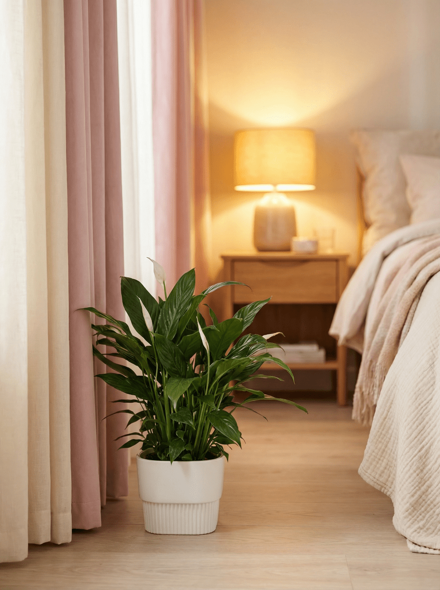 Peace Lily in Hydro - Self Watering - Plant Arrangement - POTT-PEAC-GRW-7847 - Tumbleweed Plants - Online Plant Delivery Singapore