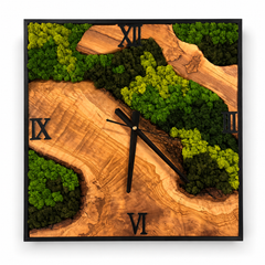 Moss Frame - Clock
