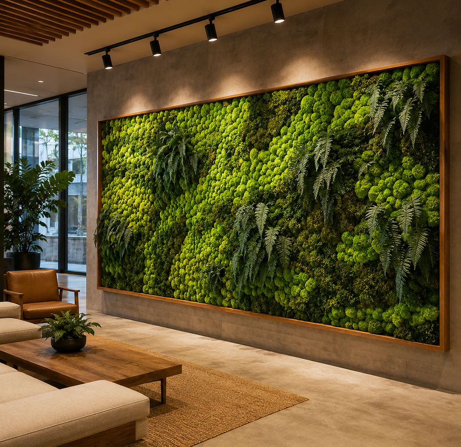 XL Frame - Preserved Plants: MOSS.