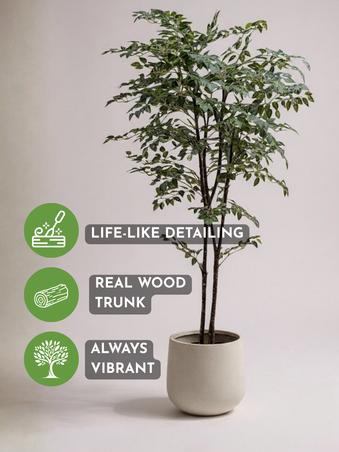 Banyan Tree - Real-Trunk Artificial