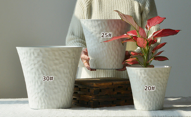 Luna Straight Cloudstone Planter - L
