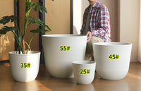 Scandi Rib Cloudstone Pot – XL