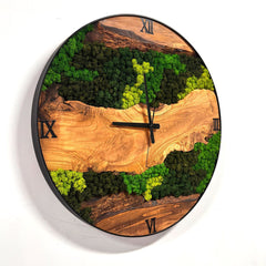 Moss Frame - Clock