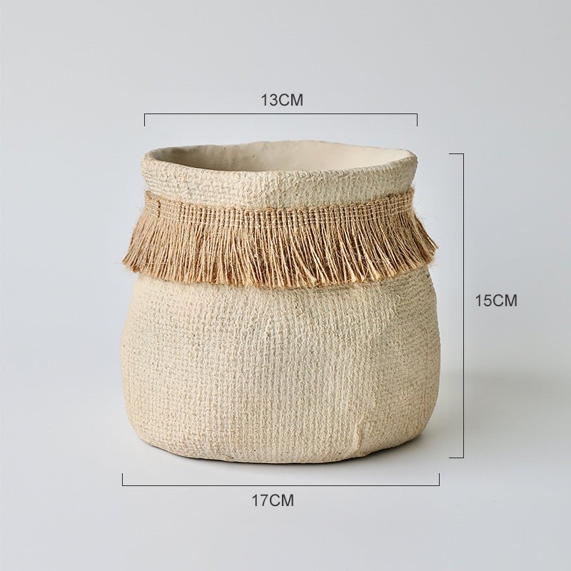 Tassel Pot - Planter - 5786267967835 - Tumbleweed Plants - Online Plant Delivery Singapore