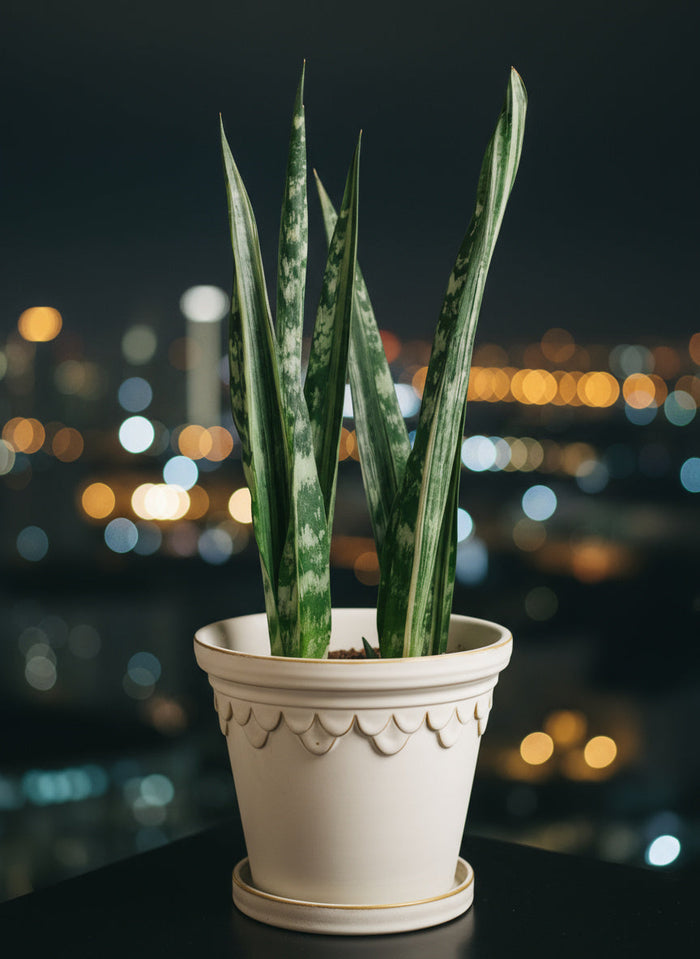 Sansevieria Trifasciata 'Bantel's Sensation' - Potted plant -  Tumbleweed Plants