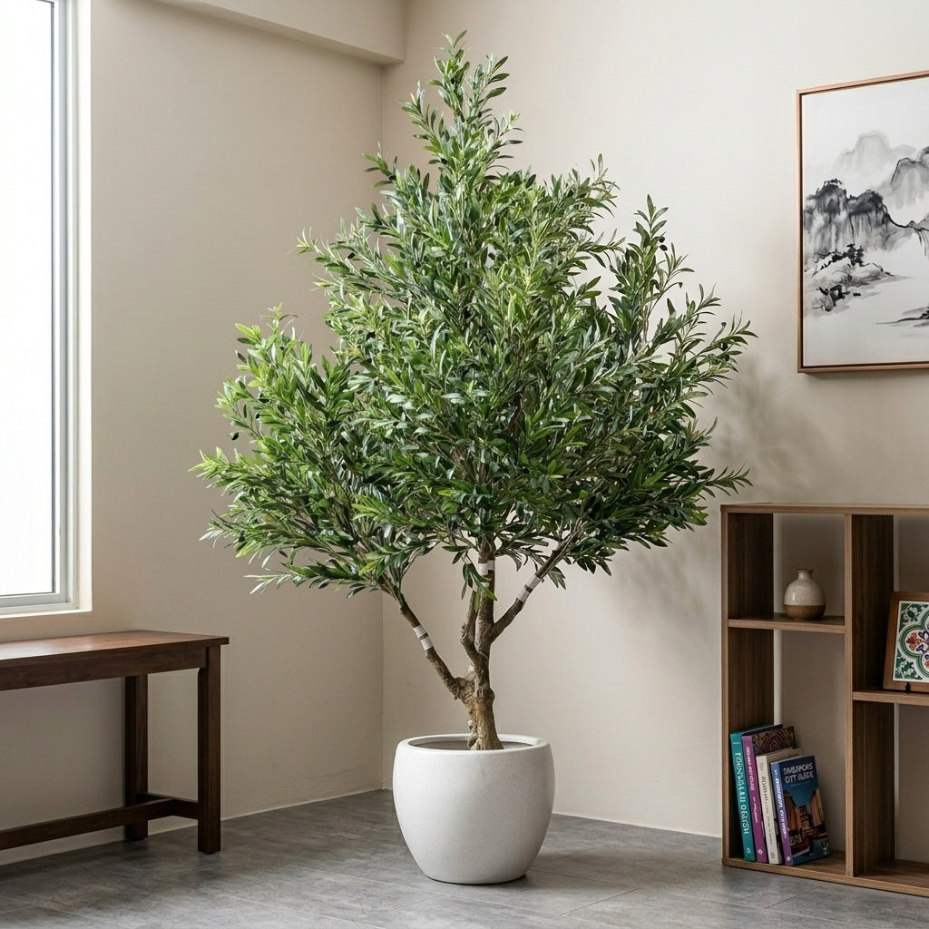 Luxury Artificial Olive Tree Floor Plant