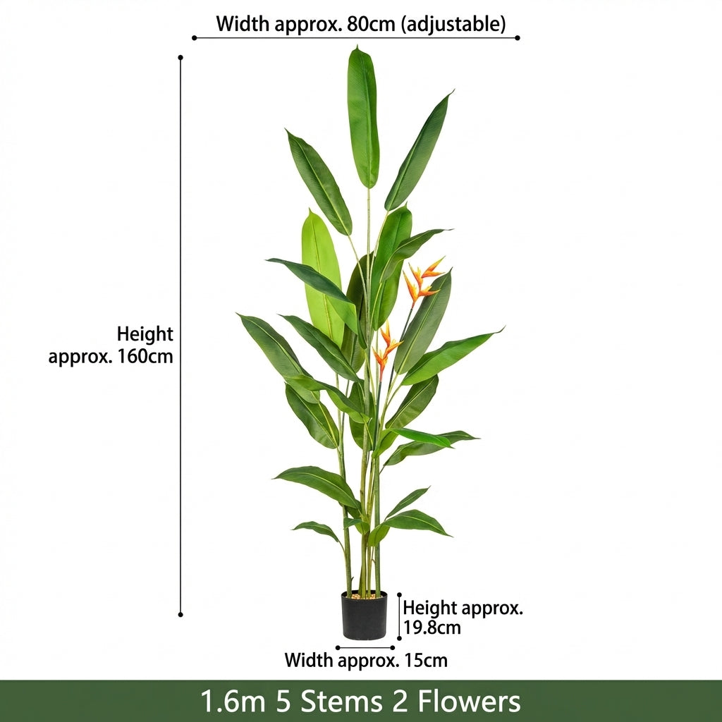 Tropical Bird of Paradise Artificial Plant