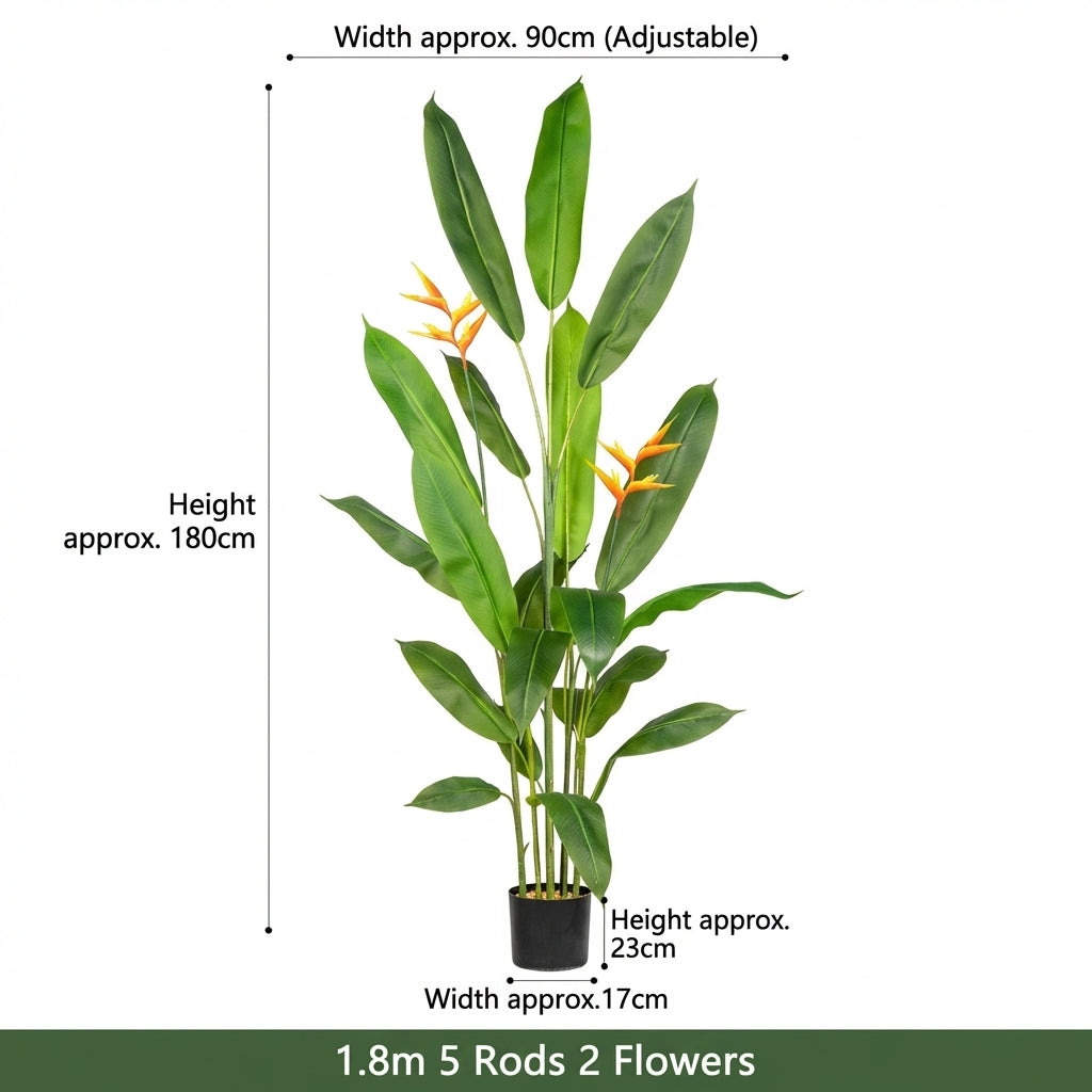 Tropical Bird of Paradise Artificial Plant