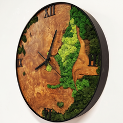Moss Frame - Clock