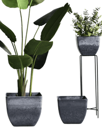 Airstone Cube Pots - Large