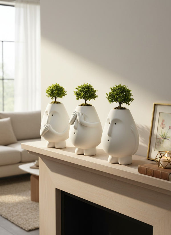 Mimo Trio Pots – See, Hear & Speak No Evil Set