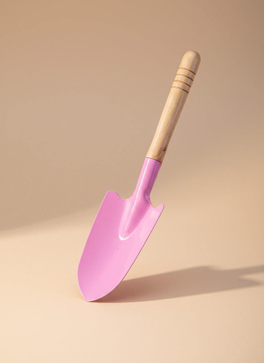 Mini garden trowel with wooden handle - Assorted Color
