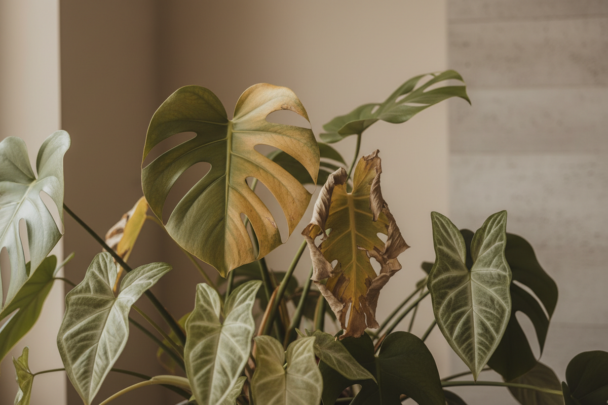 Yellowing leaves