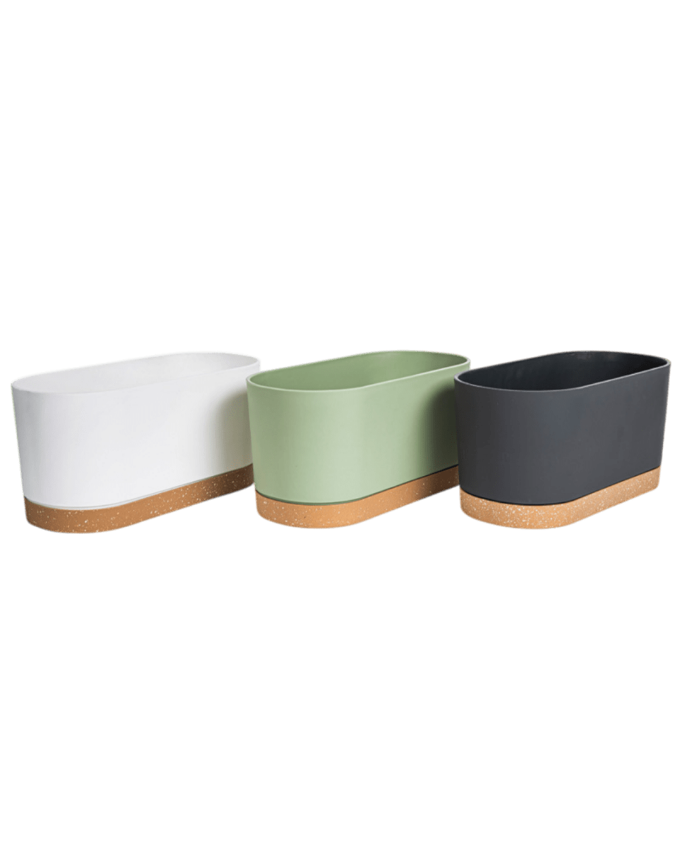 Verdant Rectangle Planter - Planter - 5280961920711 - Tumbleweed Plants - Online Plant Delivery Singapore