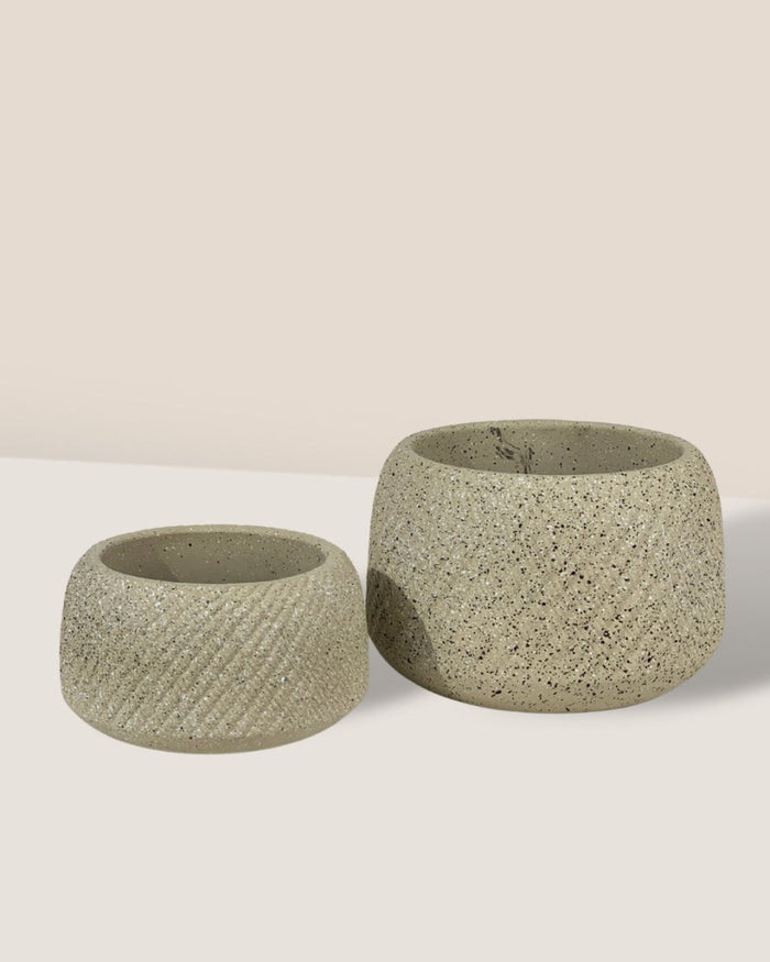 Vanga Ceramic Planter - black - Pots - Tumbleweed Plants - Online Plant Delivery Singapore